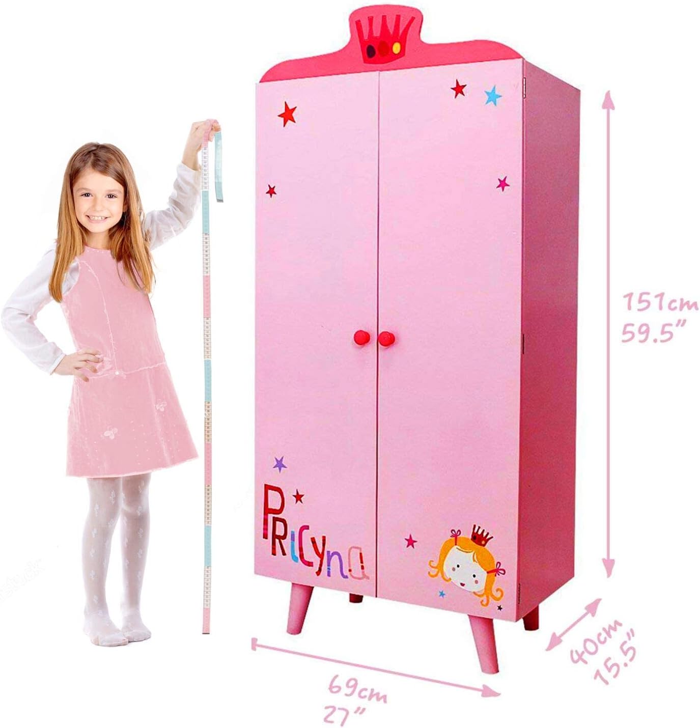 girls pink wardrobe