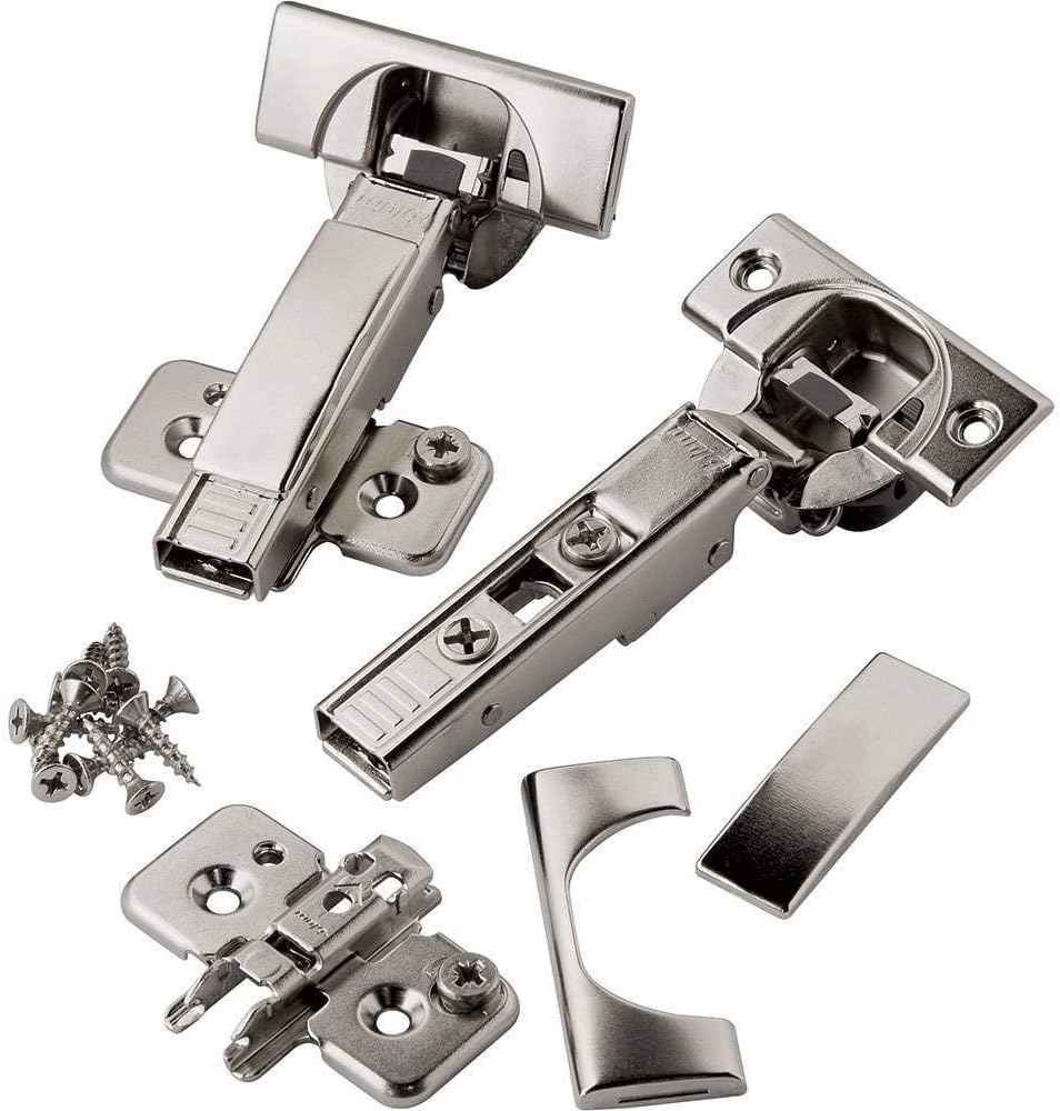 Photo 1 of Full Overlay Blum 110 deg Soft-Close BLUMotion Clip Top Frameless Hinges, Pair by Blum