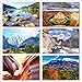 US National Parks postcards pack - Set of 25 individual postcards featuring America’s national parks and natural landmarks