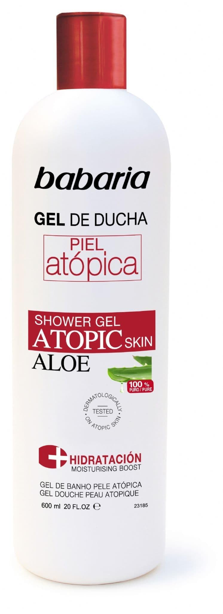 Babaria Shower Gel With Aloe Vera For Atopic Skin 600ml