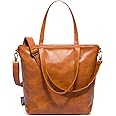 Simple Modern Vegan Leather Tote Bag for Women