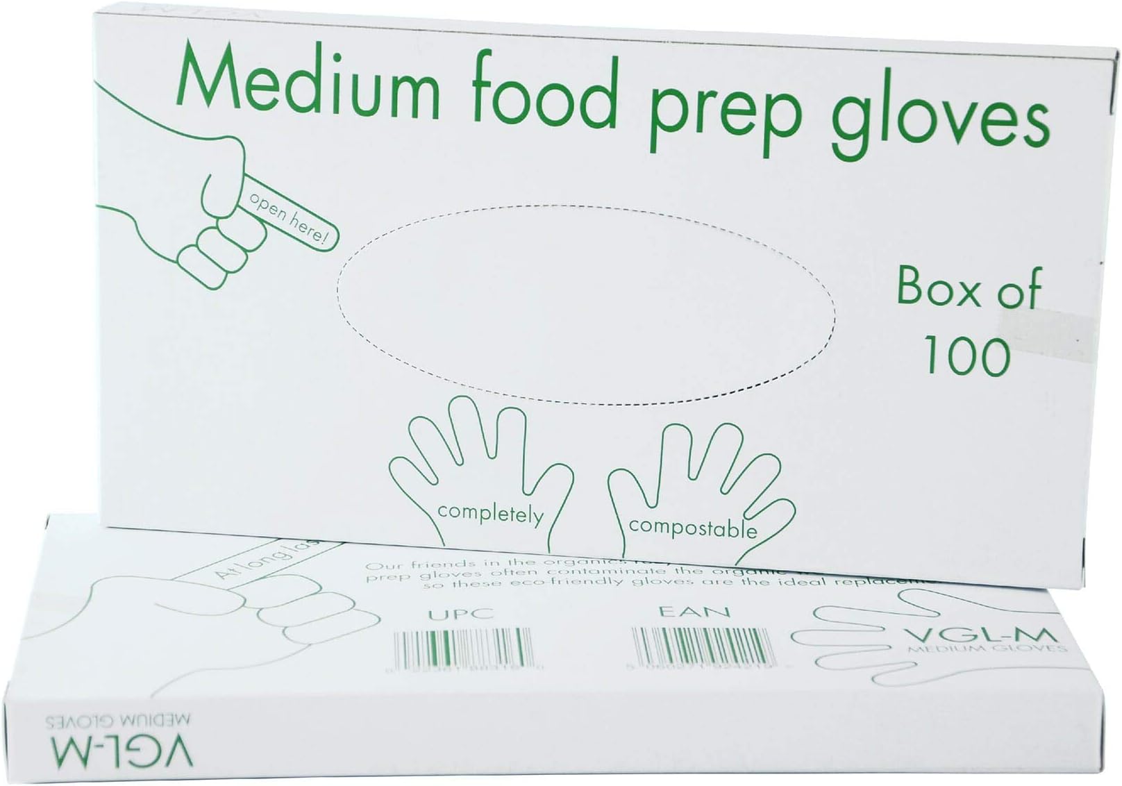 Vegware Compostable Medium Food Prep Gloves - 1x2400