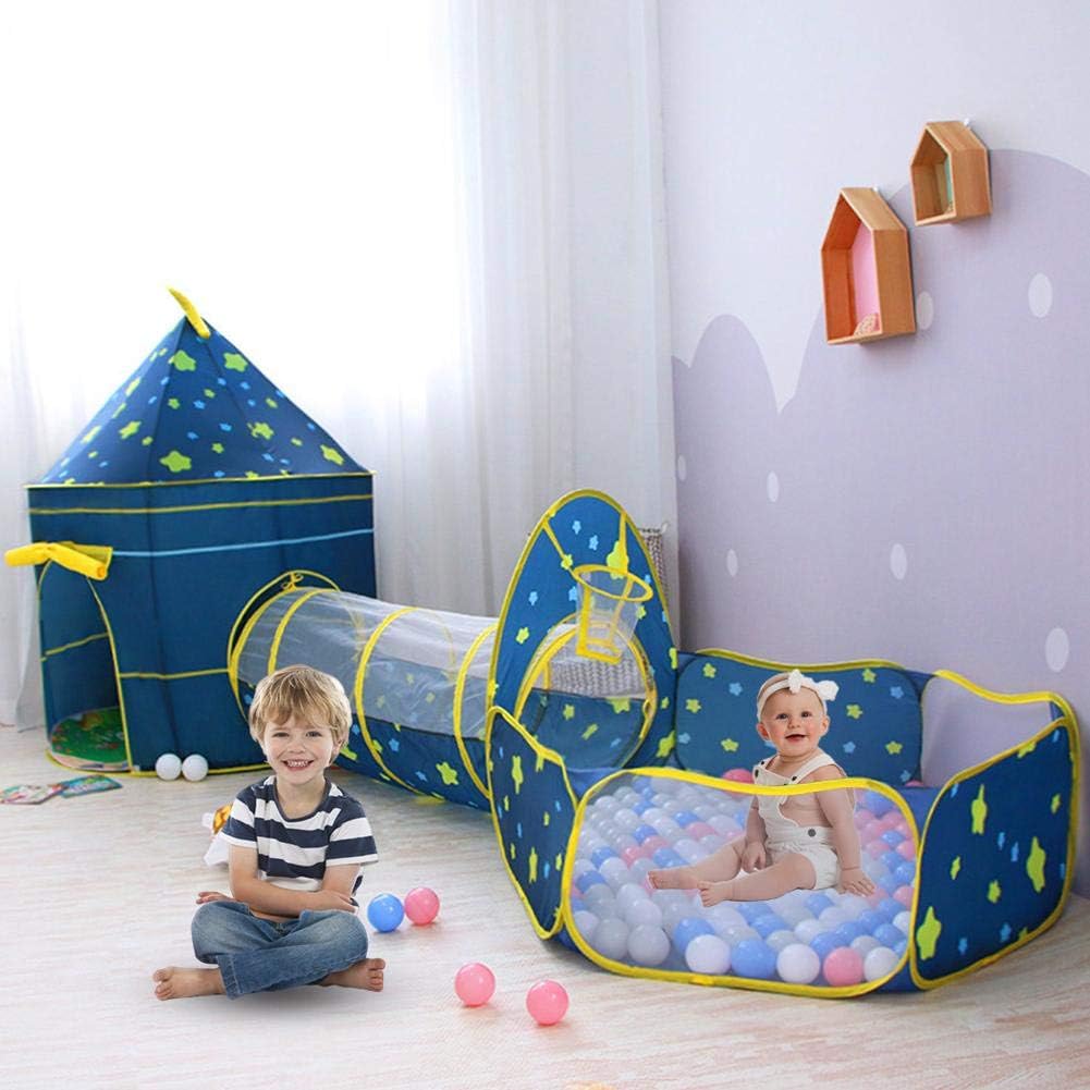 Chuanfeng Kinder Spielzelt Tunnel Spielplatz Popup Spielhaus