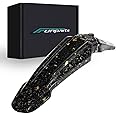 Funparts Sur Ron Front Fender,Carbon Fiber Motorcycle Fender Mud Guard for Surron Sur Ron Light Bee X/S Segway X260 X160 E Ride Pro SS Electric Dirt Bike with Gold Pattern
