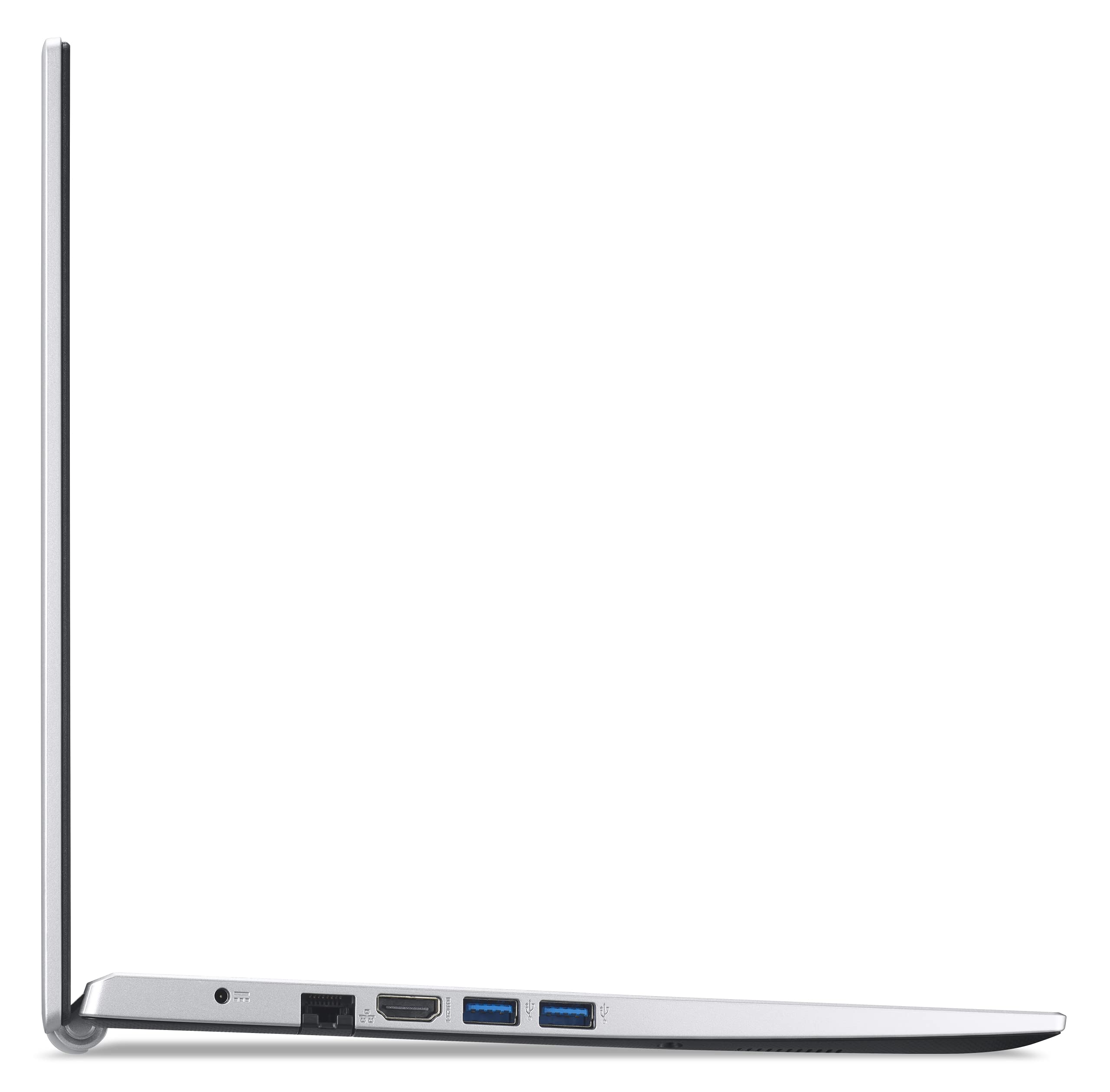 Acer Aspire 3 (A315-58-3870) Laptop, 15.6 Inch FHD Display, Intel Core i3-1115G4, 16 GB RAM, 512 GB SSD, Intel UHD Graphics, Windows 11, QWERTZ Keyboard, Silver