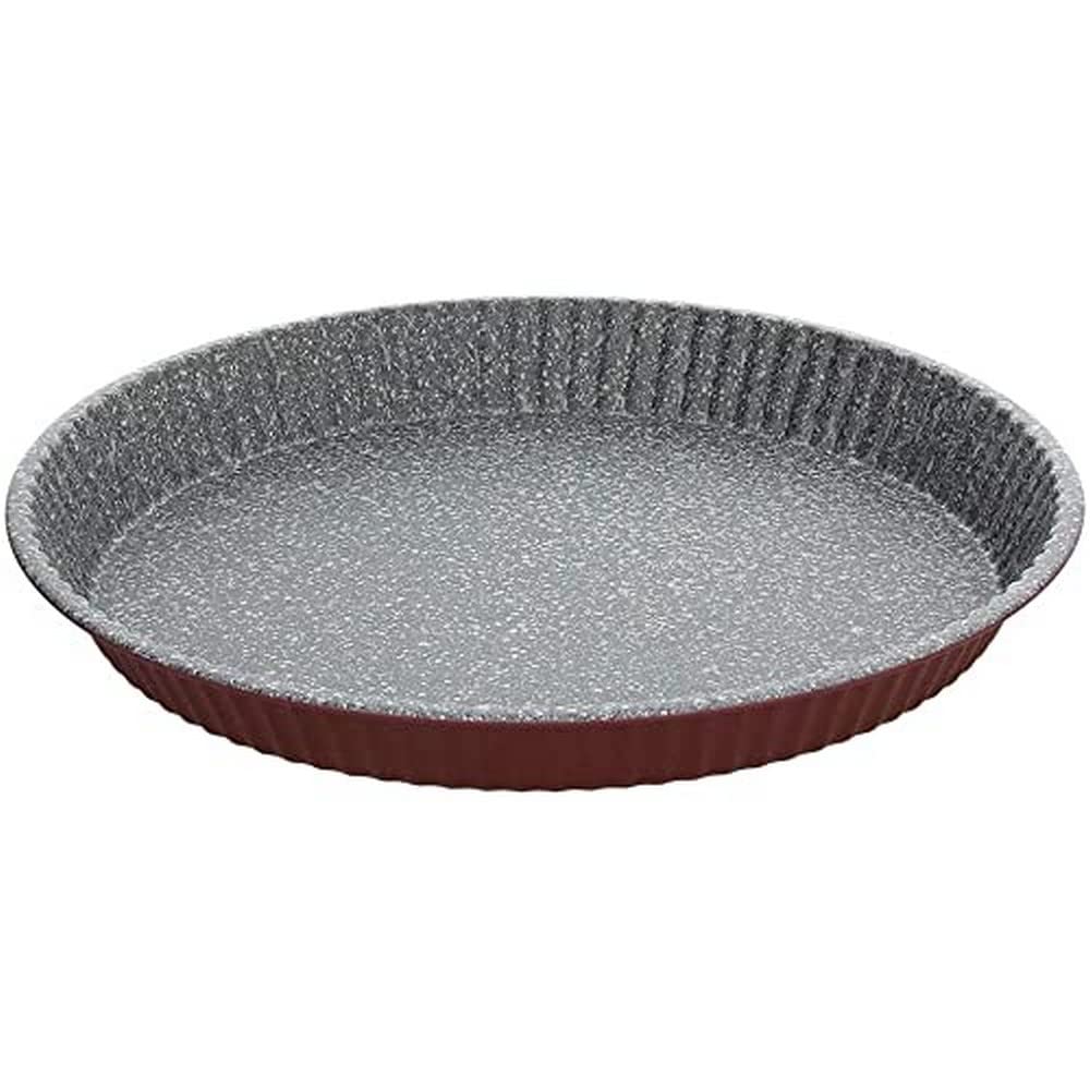 Tognana Porcellane w444426ggbo Oven Round Carbon Steel Cake Baking Tray, Oven, Round, Grey, Red, Carbon Steel, Enamel
