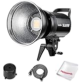 Godox SL-60W 60W CRI95+ Qa>90 5600±300K Bowens Mount Led Continuous Video Light,Wirelessly Adjust Brightness, 433MHz Grouping