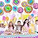 SUPLA 16 Pcs Fiesta Paper Flowers Pom Poms Flowers Tissue Pom Poms Fiesta Flower Tissue Centerpieces for Mexican Rainbow Theme Party Fiesta Cinco De Mayo Party Frida Kahlo Party Decoration
