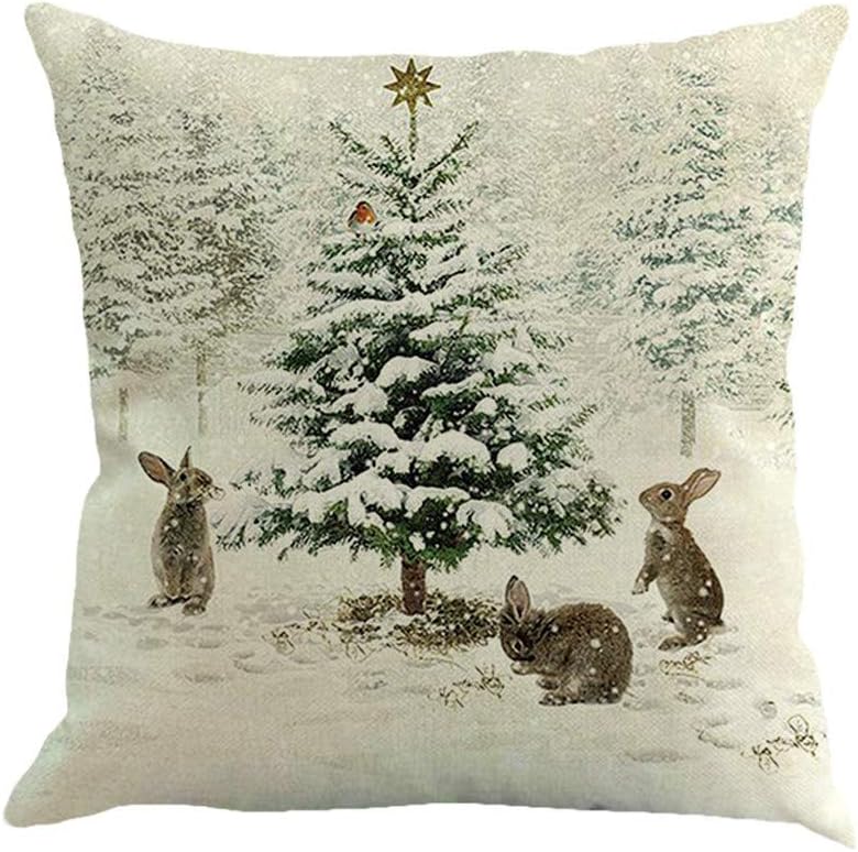 Amazon Com 18x18 Christmas Throw Pillow Covers Fall Decorative