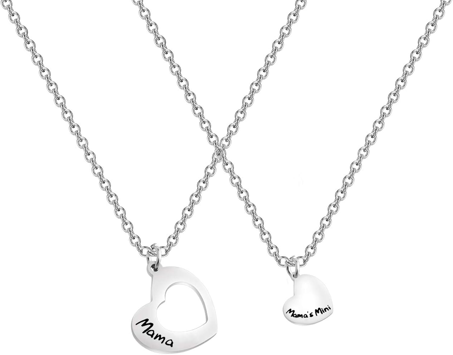 matching mom daughter necklaces