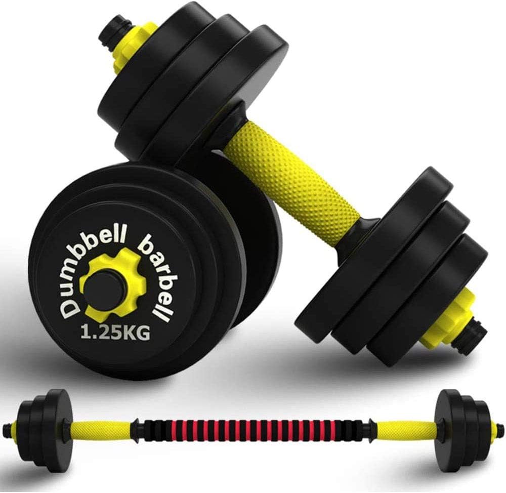 Adjustable Dumbbell Set Men's Fitness Exercise Arm Home Barbell Set Exercise Equipment Removable Subbell