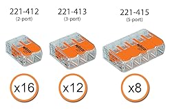 WAGO 221 Lever-Nuts 36pc Compact Splicing Wire