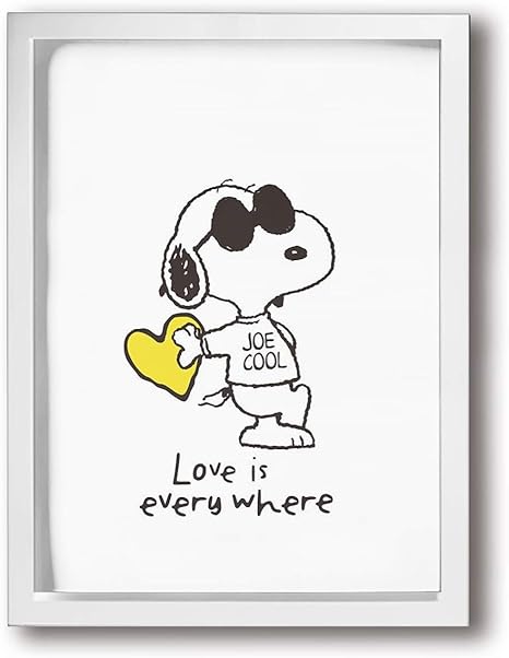Amazon Snoopy スヌーピー アートパネル 壁飾り 絵画 壁掛け ポスター 写真 インテリア フレーム アートポスター キャンバス絵画 壁アート モダン リビングルーム 木枠付きの完成品 30x40cm ウォールステッカー オンライン通販