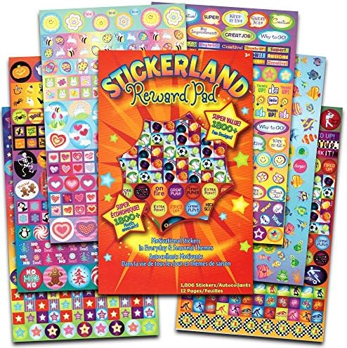 Motivational Stickers ~ Over 1,800 Reward Stickers for Charts, Calendars and Planners