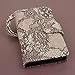 MPERO Nokia Lumia 730 / 735 Wallet Case, [Flex Flip] Cover with Card Slots and Wrist Strap (Black Lace)