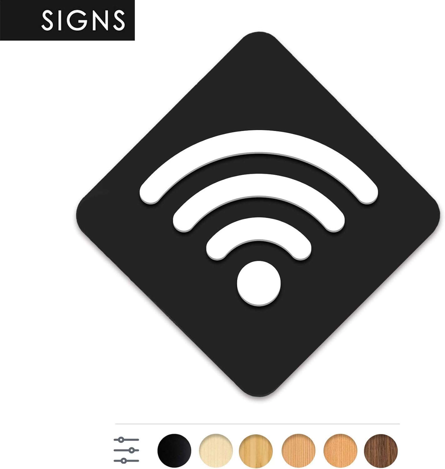 3dp Signs Wifi A5 Hotspot Free Wifi Connection Area Plate Customizable Sign And Pictograms For Doors Rooms Airbnb Restaurant Shop And Offices Amazon Co Uk Kitchen Home
