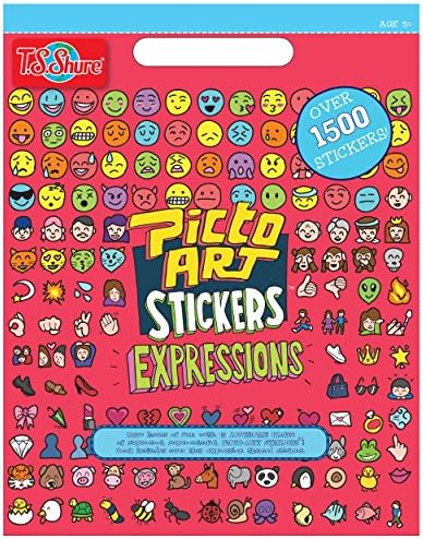 T.S. Shure Picto Art Expressions Talk Sticker Book