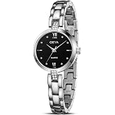 GeYa Silver Dainty Bracelet Watch for Women, Stainless Steel Diamond Watch | Dainty Jewelry-Inspired Design, Diamond Hour Markers, Elegant Bracelet Style, Timeless Elegance for Every Occasion