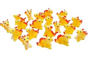 Aydinids 20 Pcs Miniature Dragon Figurine Resin Dragon Mini Dragon Model Miniature Resin Animals Miniature Figurines Fairy Garden Miniature Moss Landscape DIY Terrarium Crafts Decor, Dragon