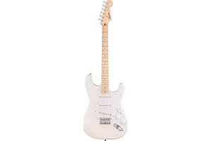 FENDER Squire Sonic Stratocaster HT Electric Guitar, Arctic White, Maple Fingerboard, White Pickguard