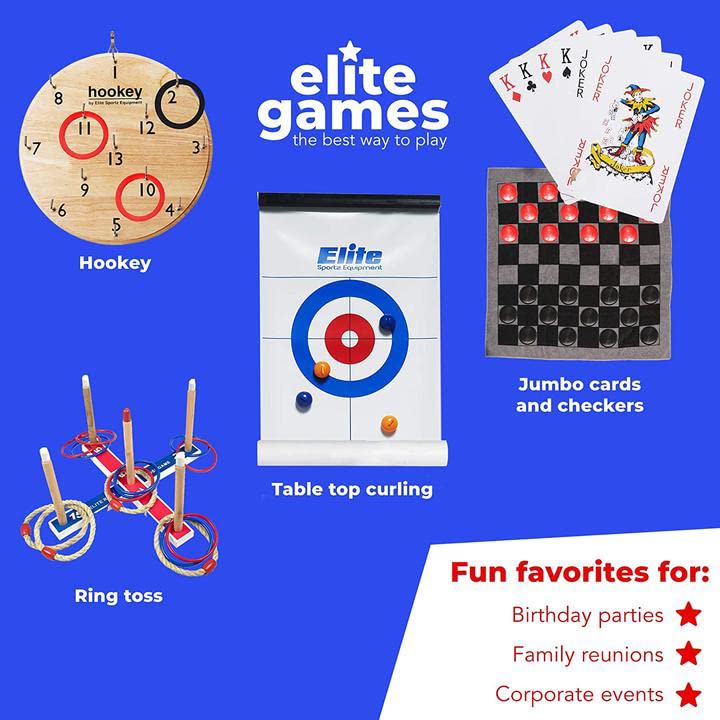 Elite Sportz Ring Toss Games for Kids Indoor Holiday Fun or Outdoor
