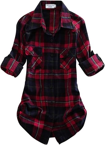 Chemise en flanelle pour femme Clearance