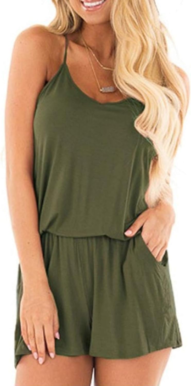 green short jumpsuit