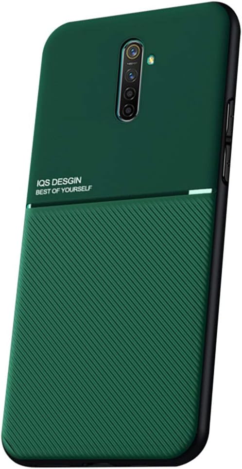 Oppo Reno Ace Case, YINCANG Anti-Slip Textured Grip Shell Soft Silicone TPU Rubber Back Case Shock Absorption Protective Cover for Oppo Reno Ace/Realme X2 Pro 6.5" Green