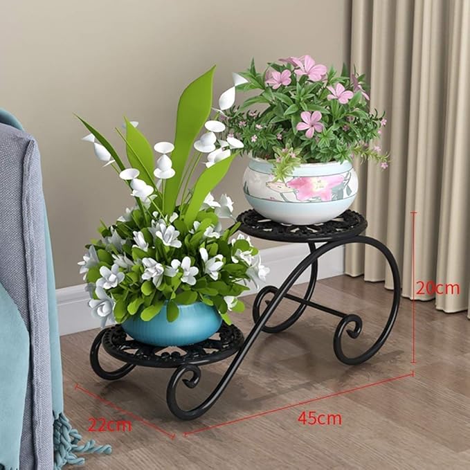 Madcg Soporte de Flores de Hierro Forjado, Soporte de exhibición ...