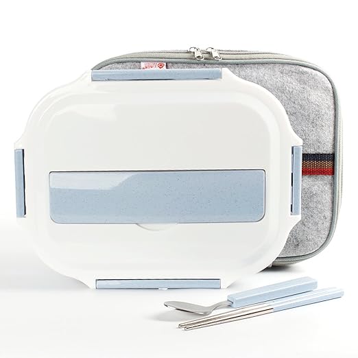 Niños de acero inoxidable Bento caja de almuerzo de microondas de ...