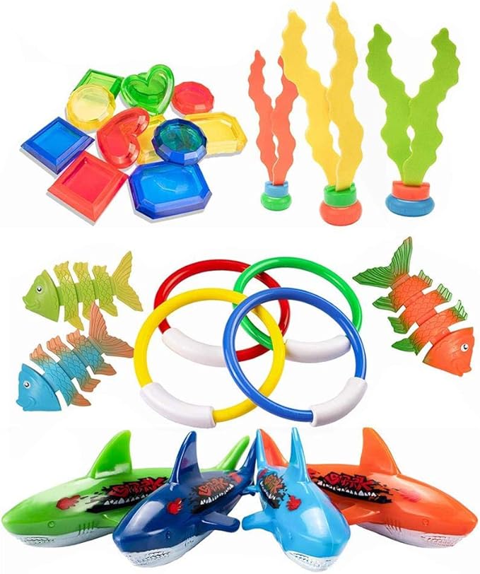 Prosaice Children's Diving Toy Set, Water Swimming