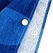 PERYOUN Child 100% Cotton Hooded Towel 24 x 48 inches (BlueShark)