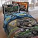 Monster Jam 4pc Twin Bedding Set Grave Digger Monster Truck Comforter and Sheet Set