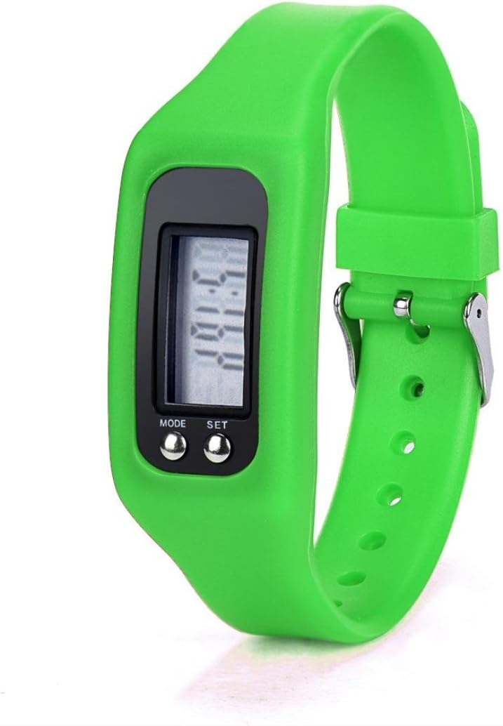 Perman Durable Digital LCD Pedometer Run Step Walking Distance Calorie Counter Watch Bracelet