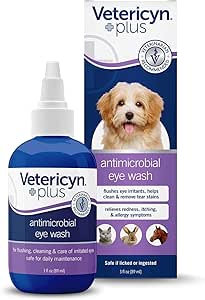 Vetericyn Plus All Animal Eye Wash Pain Free Solution For Abrasions And Irritations Helps Relieve Pink Eye Allergy Symptoms Regular Eye Care For Dogs Cats 3 Oz Packaging Bottle Color May Vary Amazon Ca