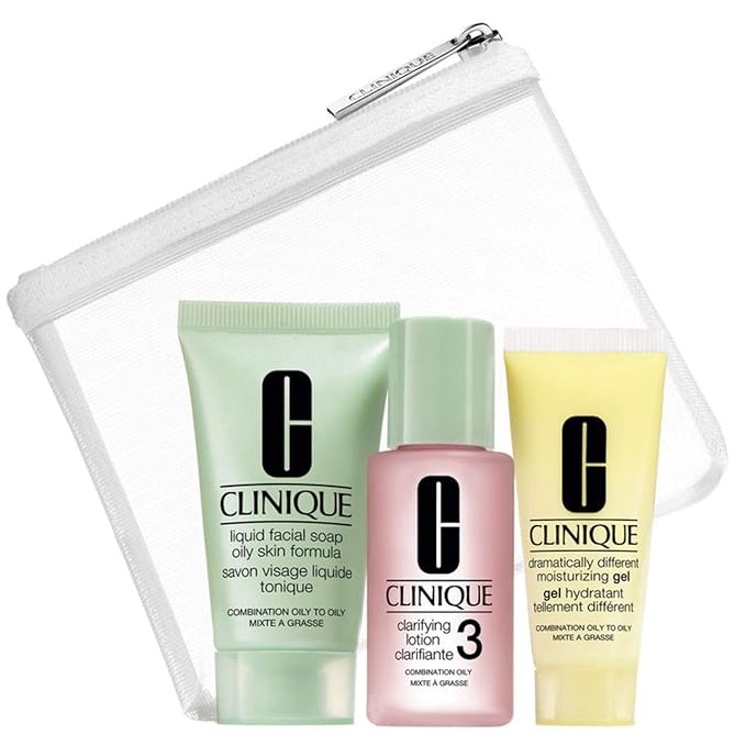 Clinique 3Step Skin Care Type Trial Set Pack of 3 Amazon.co.uk Beauty