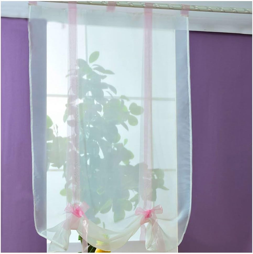 Curtains Voile Curtains 140cm Pink Shower Room Entry Windows