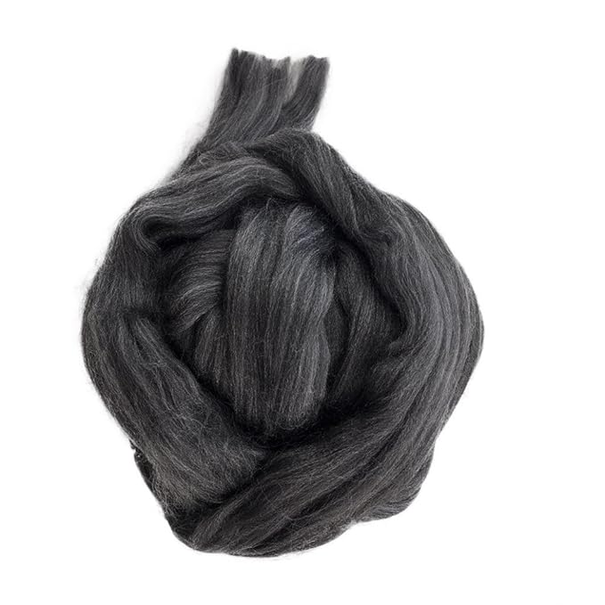 Huhu833 uper-Chunky Wolle Garn Super Soft Sperrige Armstricken Wolle Roving Crocheting Strickwolle für Strick DIY (Dunkel Gra