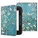 Fintie Case for Nook GlowLight 3, Slim Fit Premium Vegan Leather Folio Cover for Barnes and Noble Nook GlowLight 3 eReader 2017 Release Model# BNRV520, Blossom
