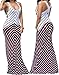 shekiss Women's Casual Sexy Summer Sleeveless Striped Bodycon Bandage Club Long Maxi Dress With Plus Size Floor Length,Burgundy,Small