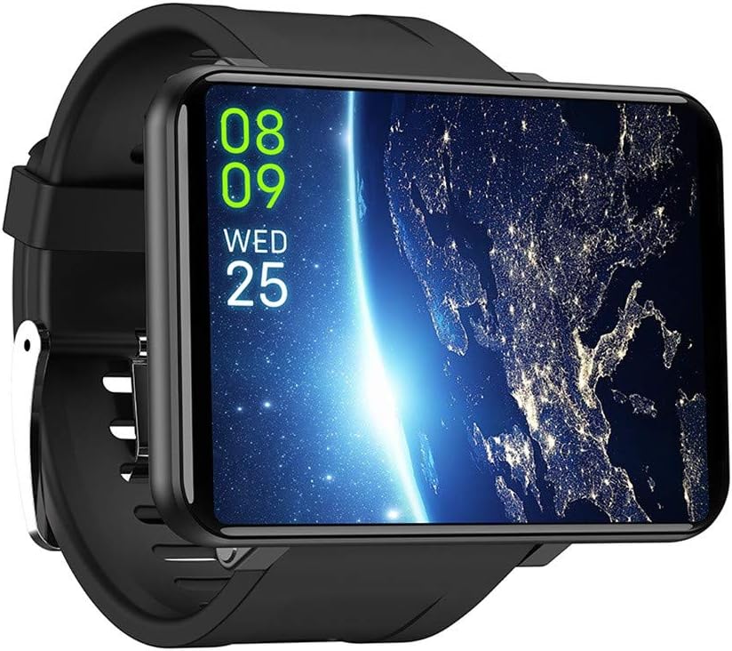 EnjoCho ✈※ 1PCS 2.86" Smart Watch Men Women 4G Smartwatch for Android 7.1 with 8MP Camera 2880 mAh Smart Watch GPS Fitness Bracelet (Black)