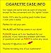 Cigarette Case Red Butterfly with Built on Lighter Holder