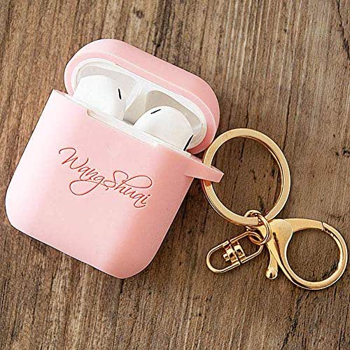 Personalized AirPod Case With Keychain Custom Name Silicon