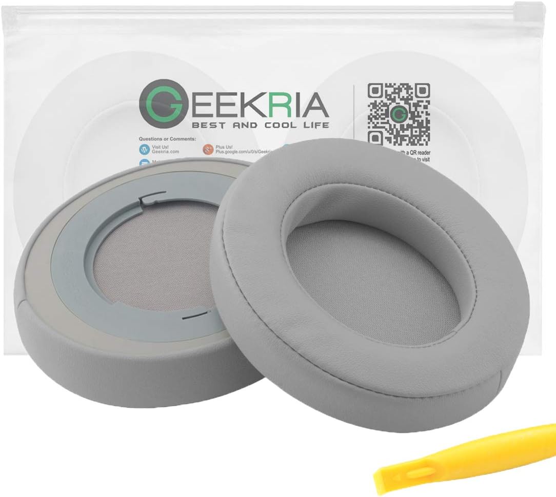 Geekria Replacement Ear Pads for Razer Kraken Pro V2, Kraken 7.1 V2, Stormtrooper/Pewdiepie Edition Headphones Ear Cushions