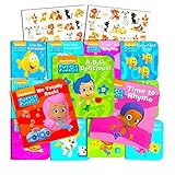 Nick Jr Bubble Guppies Board Books Set For Toddlers Babies Kids -- Pack of 12 
