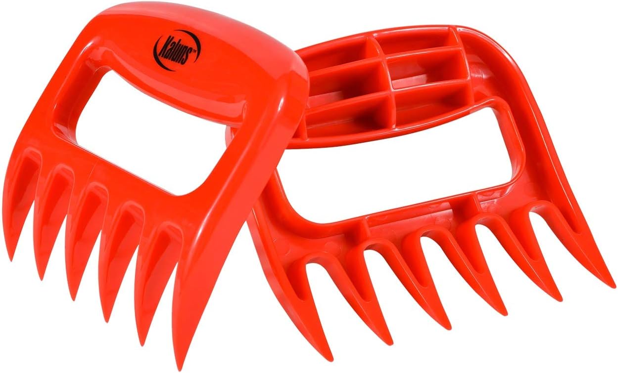 Kaluns Meat Claws, Best Meat and Pulled Pork Shredder Easily Lift, Handle, Pull, Cut, and Shred Meat - Ultra-Sharp Plastic Blades - Heat Resistant, BPA Free, FDA Approved, Dishwasher Safe