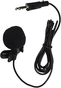 Neewer 3.5mm Hands Free Computer Clip on Mini Lapel Microphone (5X Lapel Microphone)