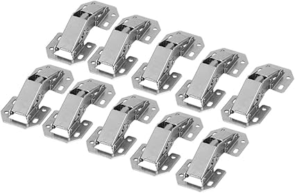 Charnieres Armoire 10pcs Charnieres Dissimulees A 90 Degres Pour Fermeture Ouverture Placard Armoire Caninet Invisible Meubles Porte Amazon Fr Cuisine Maison