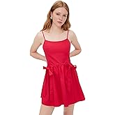 MOON RIVER Women's Red Mini Dress