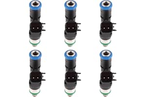 BLPextrm Fuel Injectors Set of 6 Compatible with 2006-2010 Jeep Liberty Grand Cherokee Commander Dodge RAM 1500 Durango Dakota Nitro Mitsubishi Raider 3.7L V6 Replaces# 0280158020 812-12145 4Holes